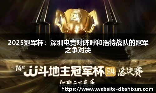 2025冠军杯：深圳电竞对阵呼和浩特战队的冠军之争对决